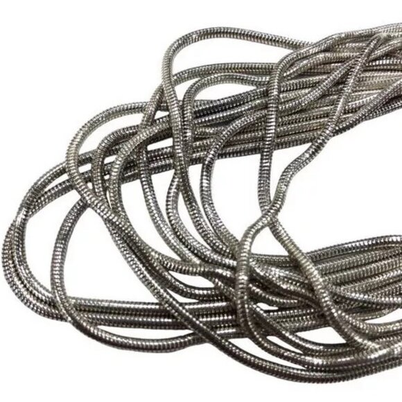 GUCCI Multi Strand Bracelet 6.7" Silver 925 Auth w/Box D-90 - Picture 6 of 8